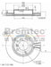 Bremtec Euro-Line Disc Brake Rotor (Pair) 286mm BDR6240EL Discs Bremtec - Micks Gone Bush