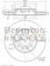 Bremtec Euro-Line Disc Brake Rotor (Pair) 288mm BDR7680EL Discs Bremtec - Micks Gone Bush