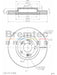 Bremtec Euro-Line Disc Brake Rotor (Pair) 279.5mm BDR7780EL Discs Bremtec - Micks Gone Bush
