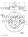 Bremtec Euro-Line Disc Brake Rotor (Pair) 279.9mm BDR9780EL Discs Bremtec - Micks Gone Bush