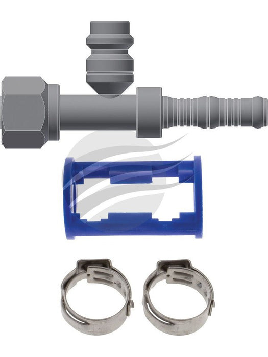 Jayair Fitt Straight #8 Burgaflex For with R134A Port Clamp & Holder BF1302-3K Jayair - Micks Gone Bush