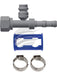 Jayair Fitt Straight #8 Burgaflex For with R134A Port Clamp & Holder BF1302-3K Jayair - Micks Gone Bush