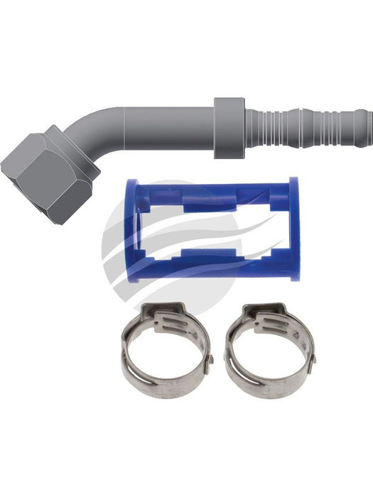 Jayair Fitt 45 Deg #10 Burgaflex For with Clamp and Holder BF1313K Jayair - Micks Gone Bush