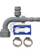 Jayair Fitt 90 Deg #6 Burgaflex For with R134A Port Clamp & Holder BF1321-3K Jayair - Micks Gone Bush