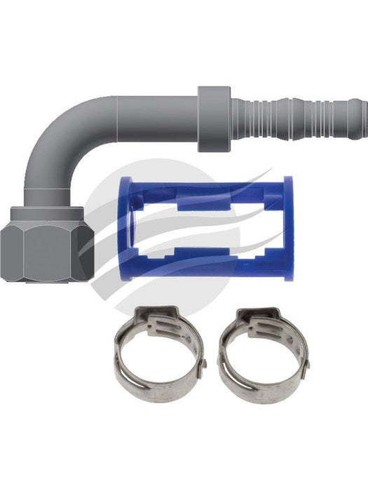 Jayair Fitt 90 Deg #6 Burgaflex For with Clamp and Holder BF1321K Jayair - Micks Gone Bush