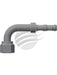 Jayair Fitt 90 Deg #6 #8 Step Up For Burgaflex with Clamp & Holder BF1325K Jayair - Micks Gone Bush