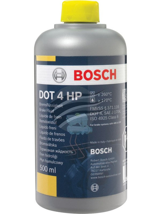 Bosch DOT 4 High Performance Brake Fluid 500ml BF4HP-500ML BOSCH - Micks Gone Bush
