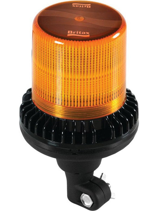 Britax LED Amber Beacon 10-30V 60W Flexi Pole Mount 3 Strobe 1 Rotate BF605-00 Britax - Micks Gone Bush