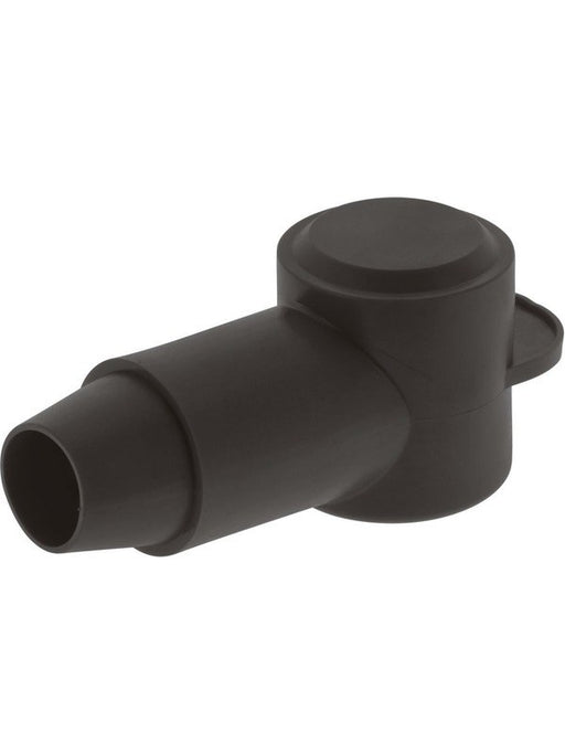Jaylec Insulator Cover Black Capped 24mm 28.7 52.3 mm2 Long BI2422B Insulator Cover Jaylec - Micks Gone Bush