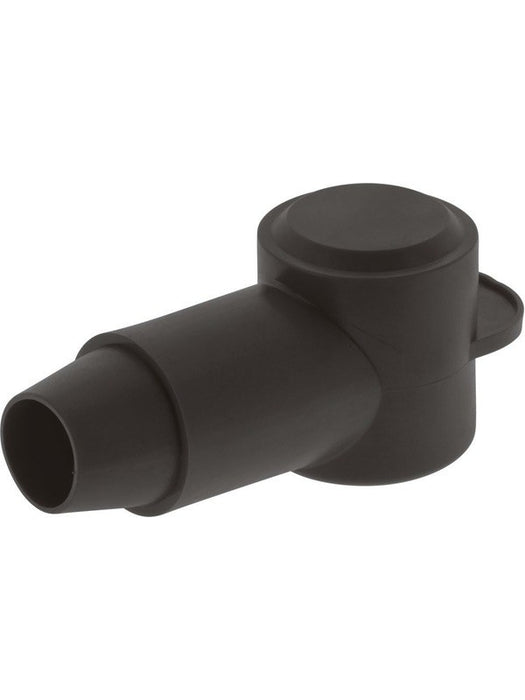 Jaylec Insulator Cover Black Capped 24mm 28.7 52.3 mm2 Long BI2422B Insulator Cover Jaylec - Micks Gone Bush