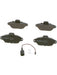 Bosch Brake Pad Front Set Fiat 500 Pop. Lounge BP1025 BOSCH - Micks Gone Bush
