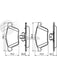 Bosch Brake Pad Front Set Volvo Xc90 BP1070 BOSCH - Micks Gone Bush