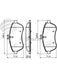Bosch Brake Pad Front Set BP1072 BOSCH - Micks Gone Bush