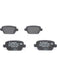 Bosch Brake Pad Rear Set BP1119 BOSCH - Micks Gone Bush