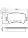 Bosch Brake Pad Rear Set Volvo S80,V60,V70,Xc60,Xc70 Mondeo BP1120 BOSCH - Micks Gone Bush