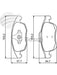 Bosch Disc Pad Front Set Alfa Romeo Mito Abarth 695 BP1170 BOSCH - Micks Gone Bush