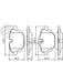 Bosch Brake Pads Rear Set BP1354 BOSCH - Micks Gone Bush