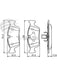 Bosch Brake Pad Front Set BP251 BOSCH - Micks Gone Bush