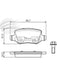 Bosch Brake Pad Rear Set BP278 BOSCH - Micks Gone Bush