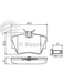 Bosch Brake Pad Rear Set BP378 BOSCH - Micks Gone Bush