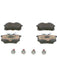 Bosch Brake Pad Rear Set Audi,Citroen,Volkswagen,Skoda Seat,Peugeot BP617 BOSCH - Micks Gone Bush