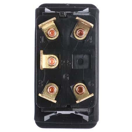 Drivetech 4X4 Rocker Light Bar Switch On/off Spst 12 Or 24V Blue Illumination DT-11021 SWITCH DRIVETECH 4X4 - Micks Gone Bush