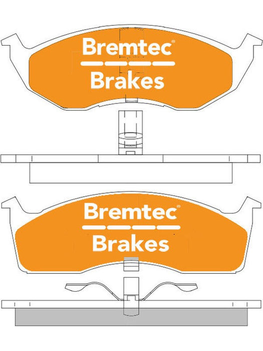 Bremtec Trade Line Brake Pad BT021TS Brake Pads Bremtec - Micks Gone Bush