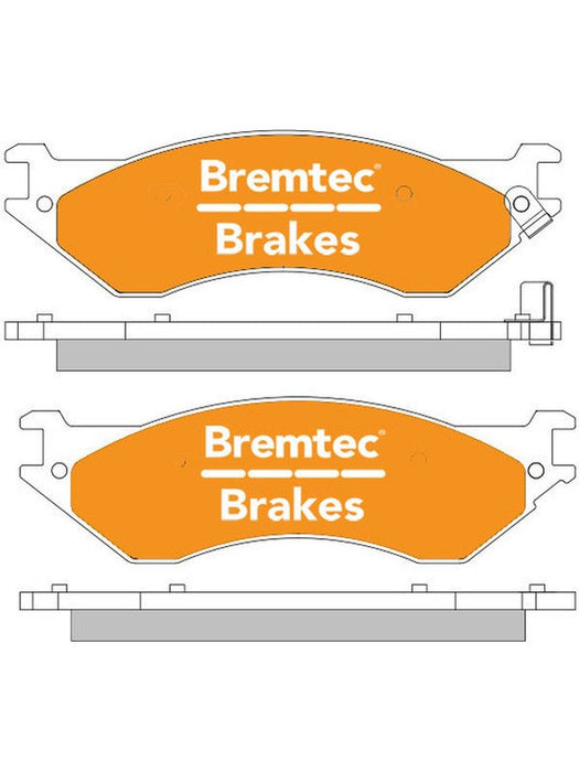 Bremtec Endure 4WD Brake Pad BT029E Brake Pads Bremtec - Micks Gone Bush