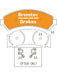 Bremtec Trade Line Brake Pad BT030TS Brake Pads Bremtec - Micks Gone Bush