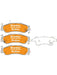 Bremtec Trade Line Brake Pad BT031TS Bremtec - Micks Gone Bush