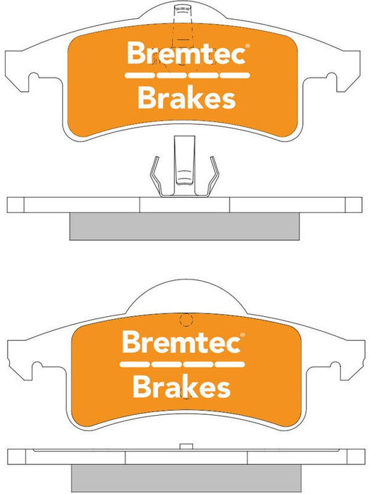 Bremtec Endure 4WD Brake Pads BT035E Brake Pads Bremtec - Micks Gone Bush