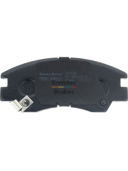 Bremtec Endure 4WD Brake Pads BT053E Brake Pads Bremtec - Micks Gone Bush