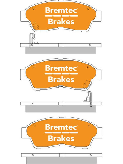 Bremtec Endure 4WD Brake Pad BT057E Brake Pads Bremtec - Micks Gone Bush