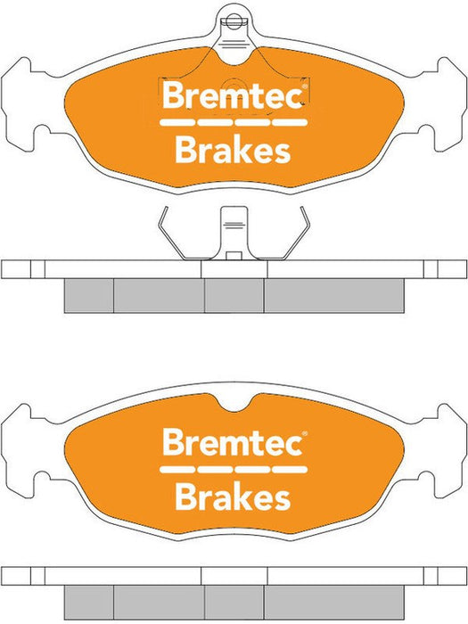 Bremtec Trade Line Brake Pad BT062TS Bremtec - Micks Gone Bush