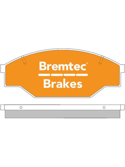Bremtec Endure 4WD Brake Pad BT084E Brake Pads Bremtec - Micks Gone Bush