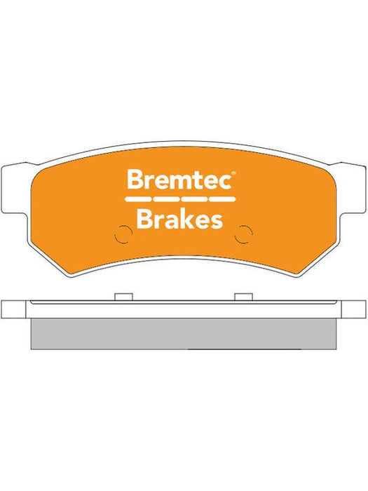 Bremtec Pro-Series Brake Pad BT1004PRO Brake Pads Bremtec - Micks Gone Bush