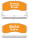 Bremtec Trade Line Brake Pad BT100TS Brake Pads Bremtec - Micks Gone Bush