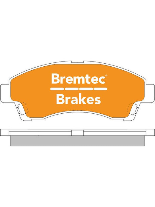 Bremtec Endure 4WD Brake Pad BT1020E Brake Pads Bremtec - Micks Gone Bush