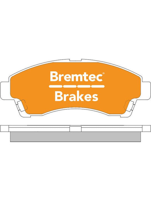 Bremtec Pro-Series Brake Pad BT1020PRO Brake Pads Bremtec - Micks Gone Bush