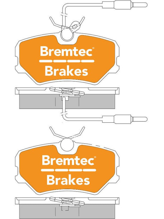 Bremtec Trade Line Brake Pad BT1039TS Brake Pads Bremtec - Micks Gone Bush