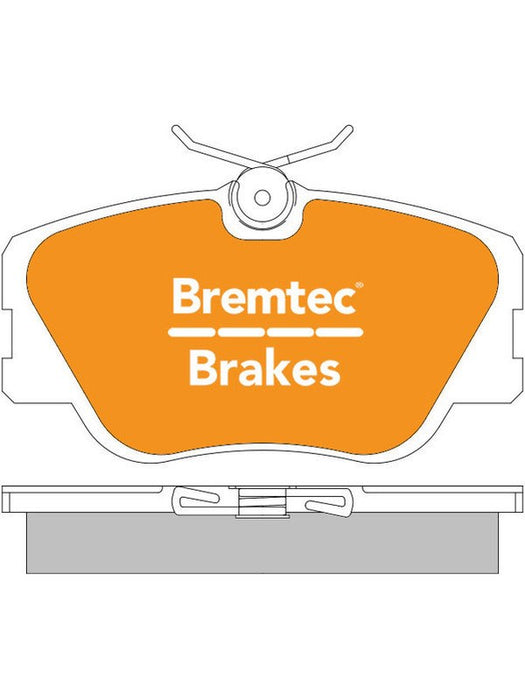 Bremtec Trade Line Brake Pad BT103TS Brake Pads Bremtec - Micks Gone Bush