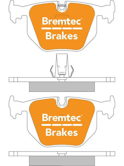 Bremtec Endure 4WD Brake Pad BT1054E Brake Pads Bremtec - Micks Gone Bush