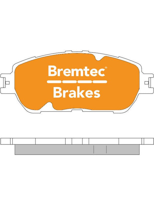 Bremtec Endure 4WD Brake Pad BT1070E Brake Pads Bremtec - Micks Gone Bush