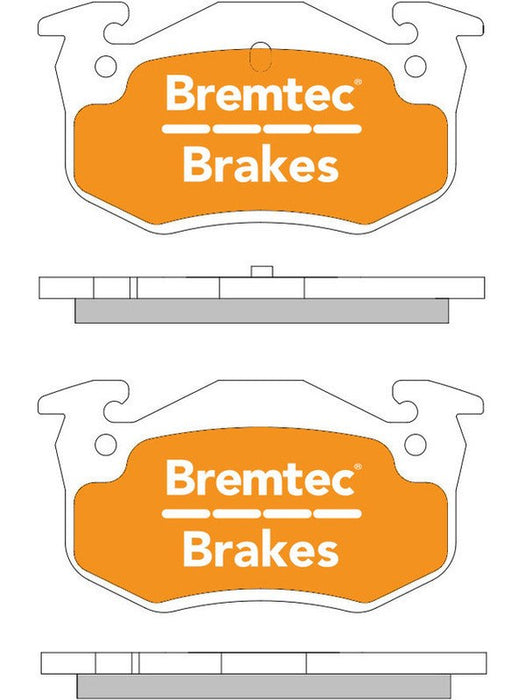 Bremtec Trade Line Brake Pad BT1089TS Brake Pads Bremtec - Micks Gone Bush