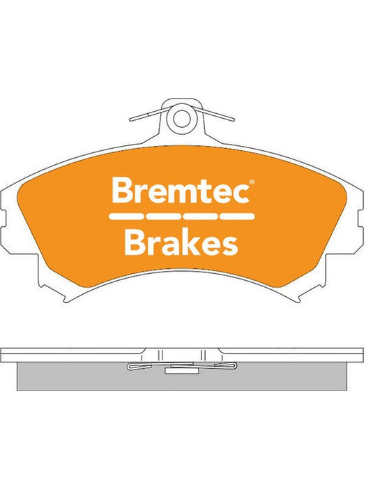 Bremtec Trade Line Brake Pad BT1093TS Brake Pads Bremtec - Micks Gone Bush