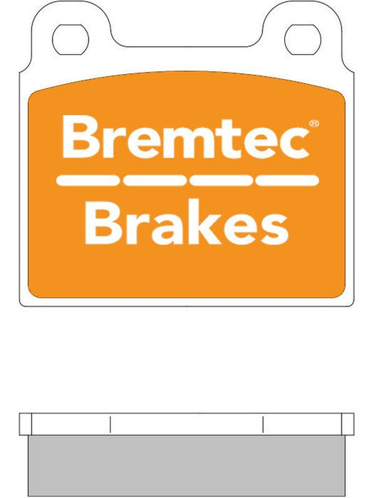 Bremtec Trade Line Brake Pad BT1109TS Brake Pads Bremtec - Micks Gone Bush