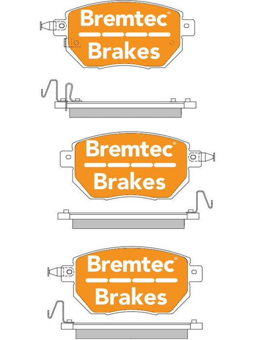 Bremtec Endure 4WD Brake Pads BT1137E Brake Pads Bremtec - Micks Gone Bush