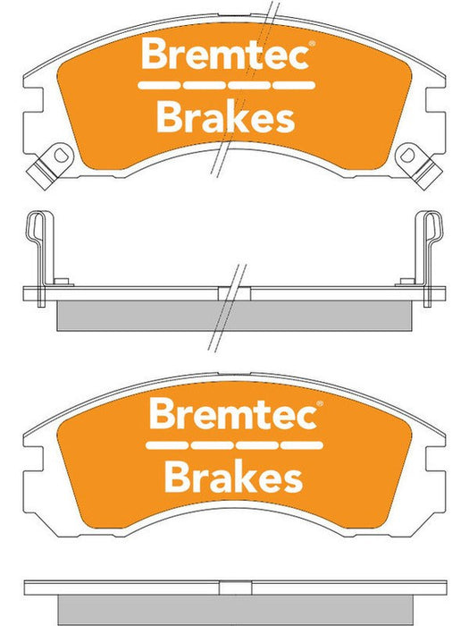 Bremtec Endure 4WD Brake Pad BT115E Brake Pads Bremtec - Micks Gone Bush