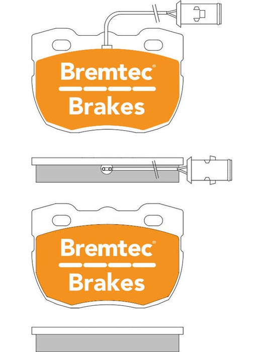 Bremtec Trade Line Brake Pad BT1179TS Brake Pads Bremtec - Micks Gone Bush