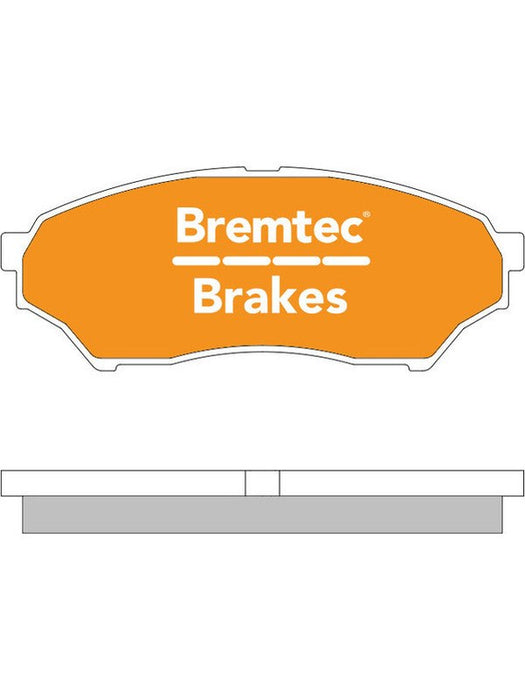 Bremtec Pro-Series Brake Pad BT1215PRO Brake Pads Bremtec - Micks Gone Bush